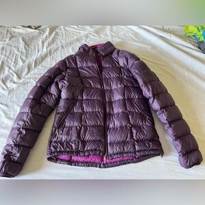 REI co-op Women's Purple Down Puffer Jacket